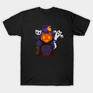 Funny cat halloween Cute Spooky T-Shirt T-Shirt